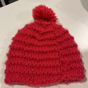 Free people, pink beanie